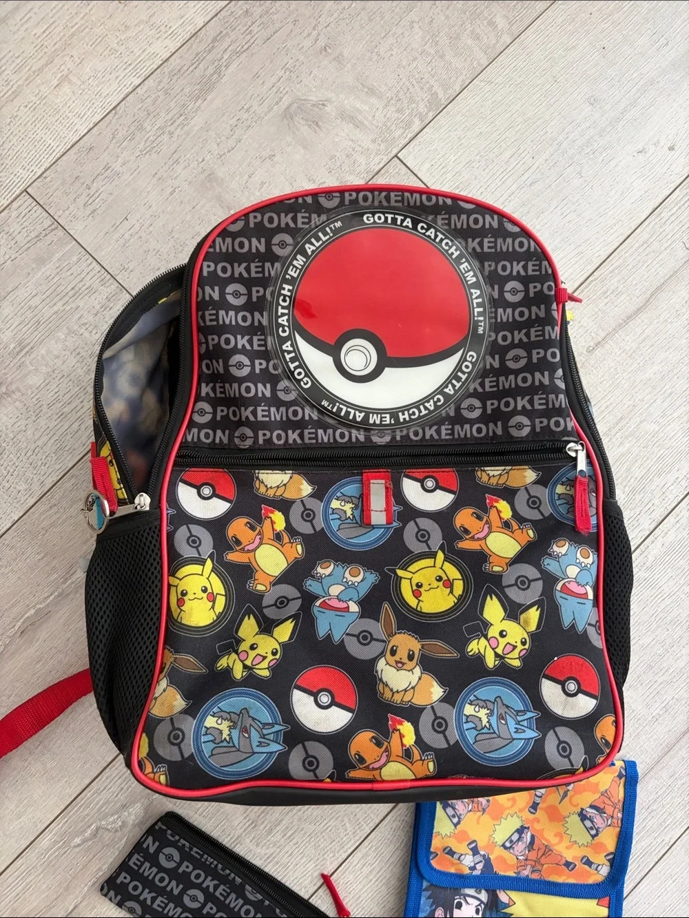 Pokémon backpack with lunch pail and pencil case rare good condition offers